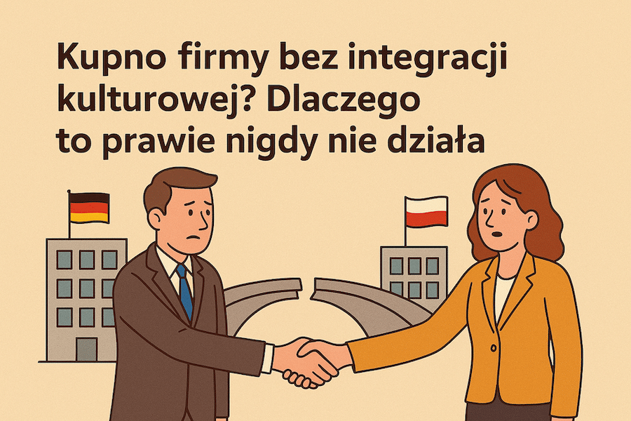 kultura organizacyjna po przejęciu lub fuzji firmy
